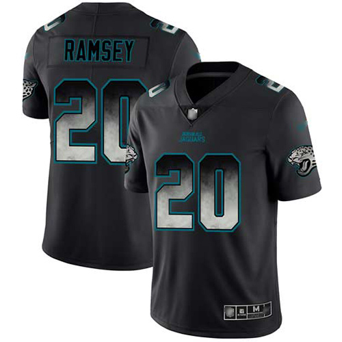 Nike Jacksonville Jaguars #20 Jalen Ramsey Black Men Stitched NFL Vapor Untouchable Limited Smoke Fashion Jersey